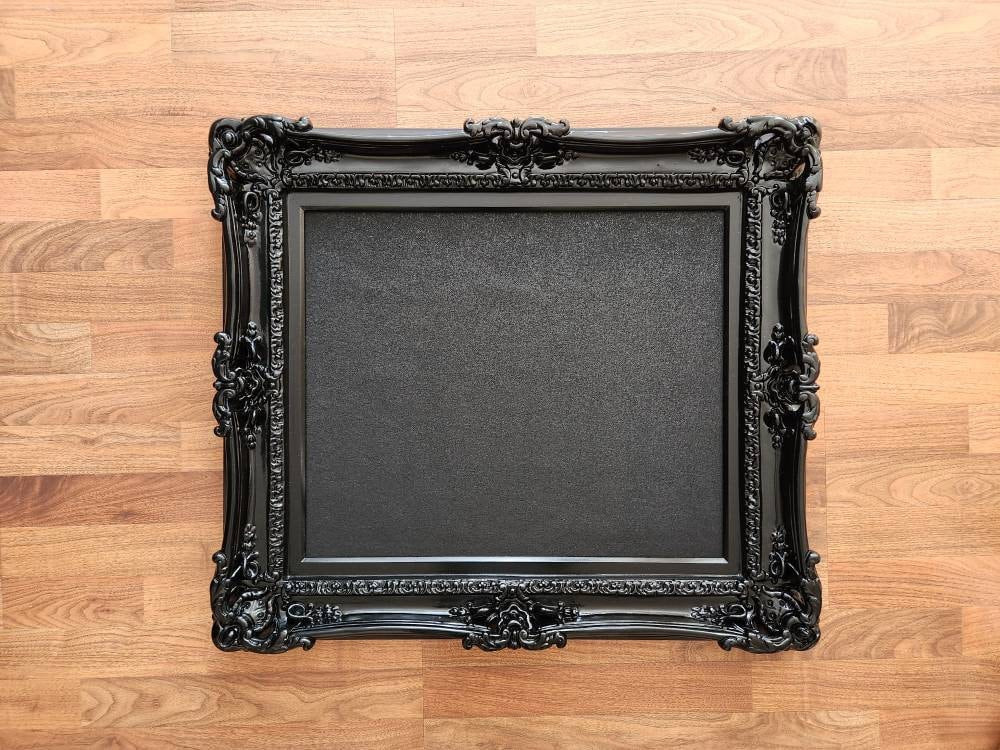 20x24 Gothic Black Picture Frame, Ornate Classic Frame