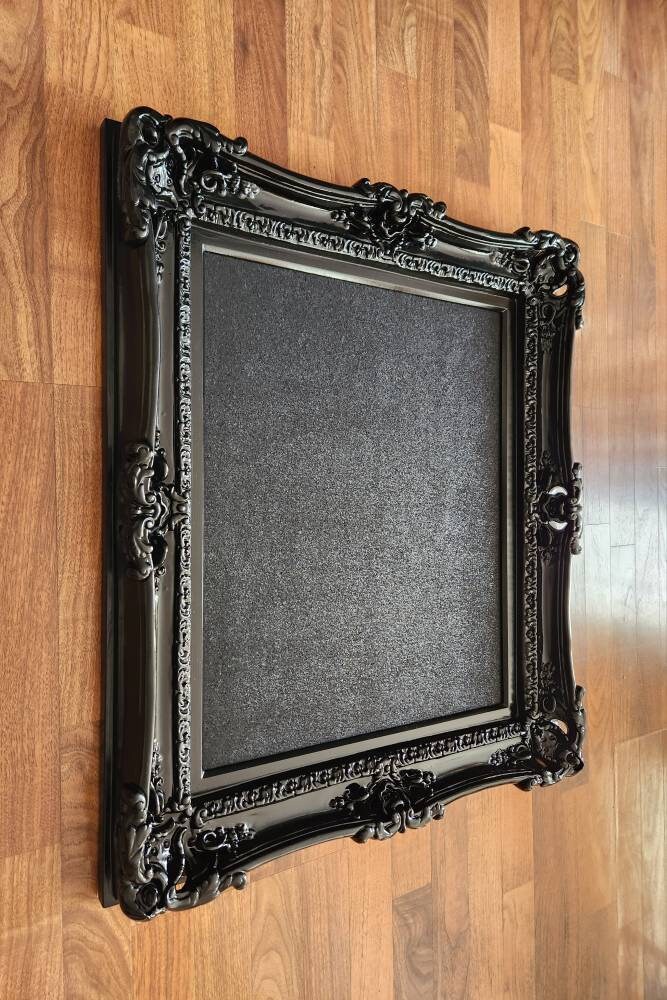 20x24 Gothic Black Picture Frame, Ornate Classic Frame