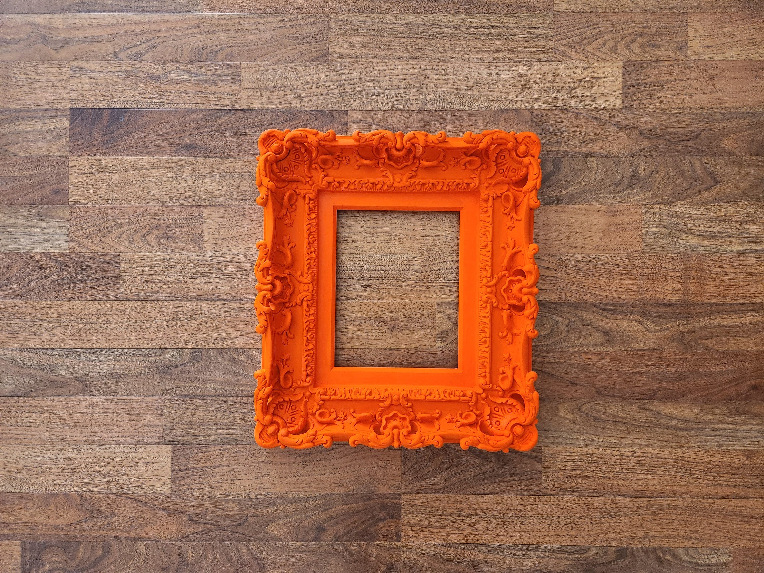 8x10 Neon Frame, Baroque Kid's Picture Frame, Art Painting Frame, Family Photo Frame