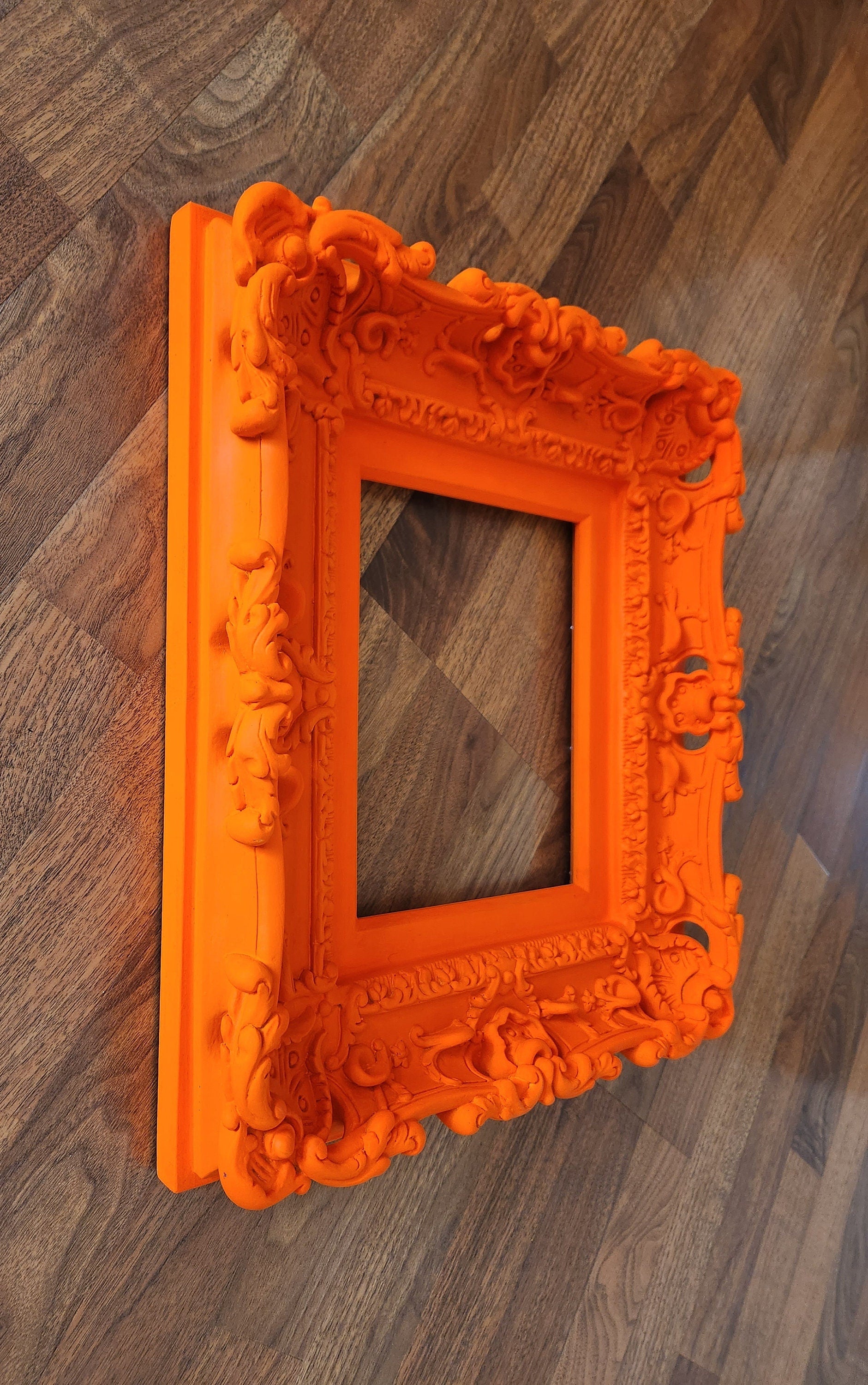 8x10 Neon Frame, Baroque Kid's Picture Frame, Art Painting Frame, Family Photo Frame