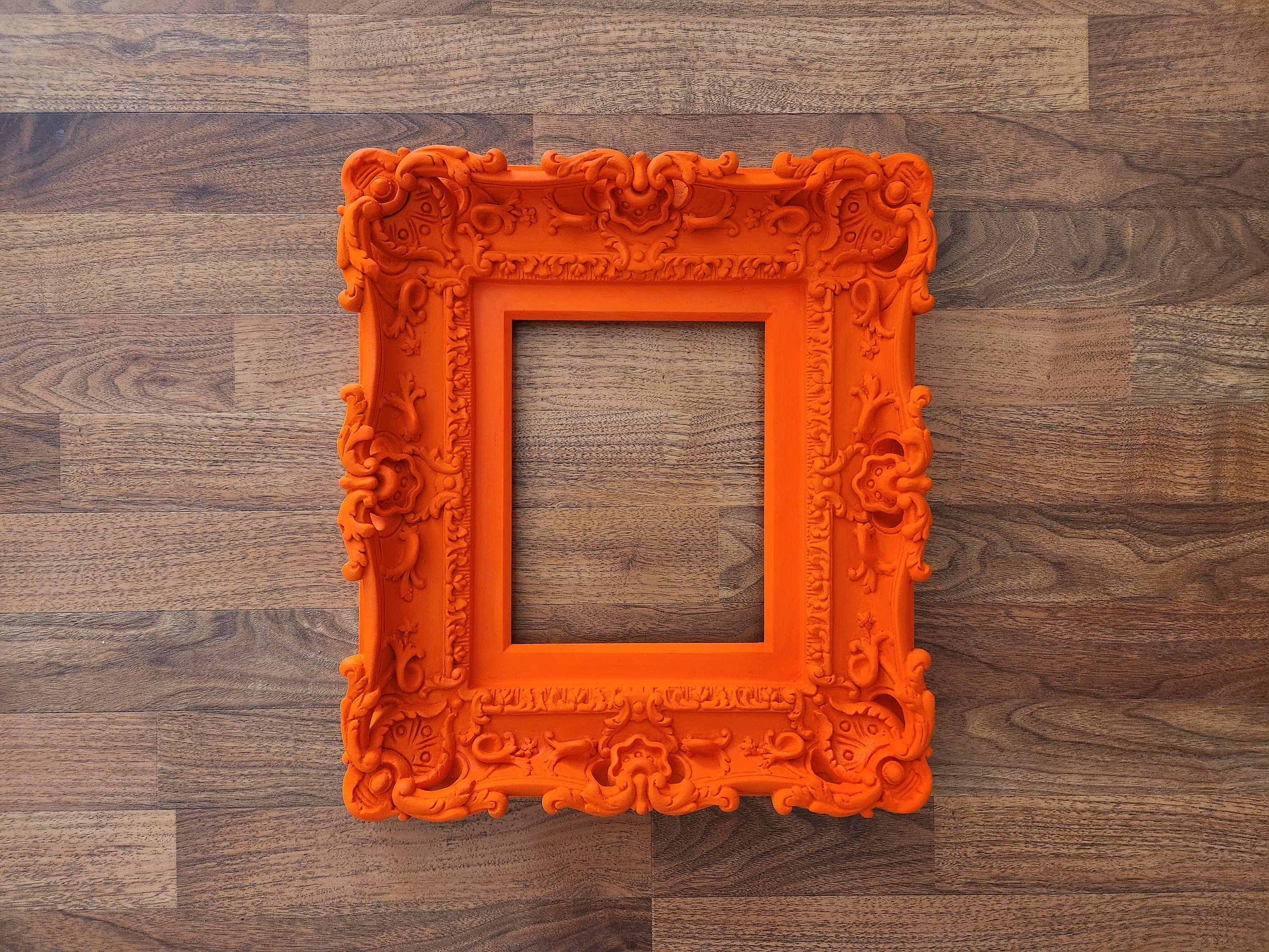8x10 Neon Frame, Baroque Kid's Picture Frame, Art Painting Frame, Family Photo Frame