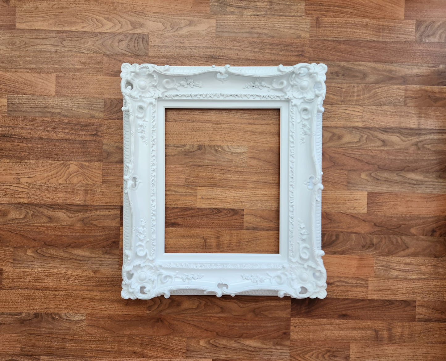 16x20 White Frame, Wedding Frame, Photo Baroque Frame, Ornate Picture Frame, Classic