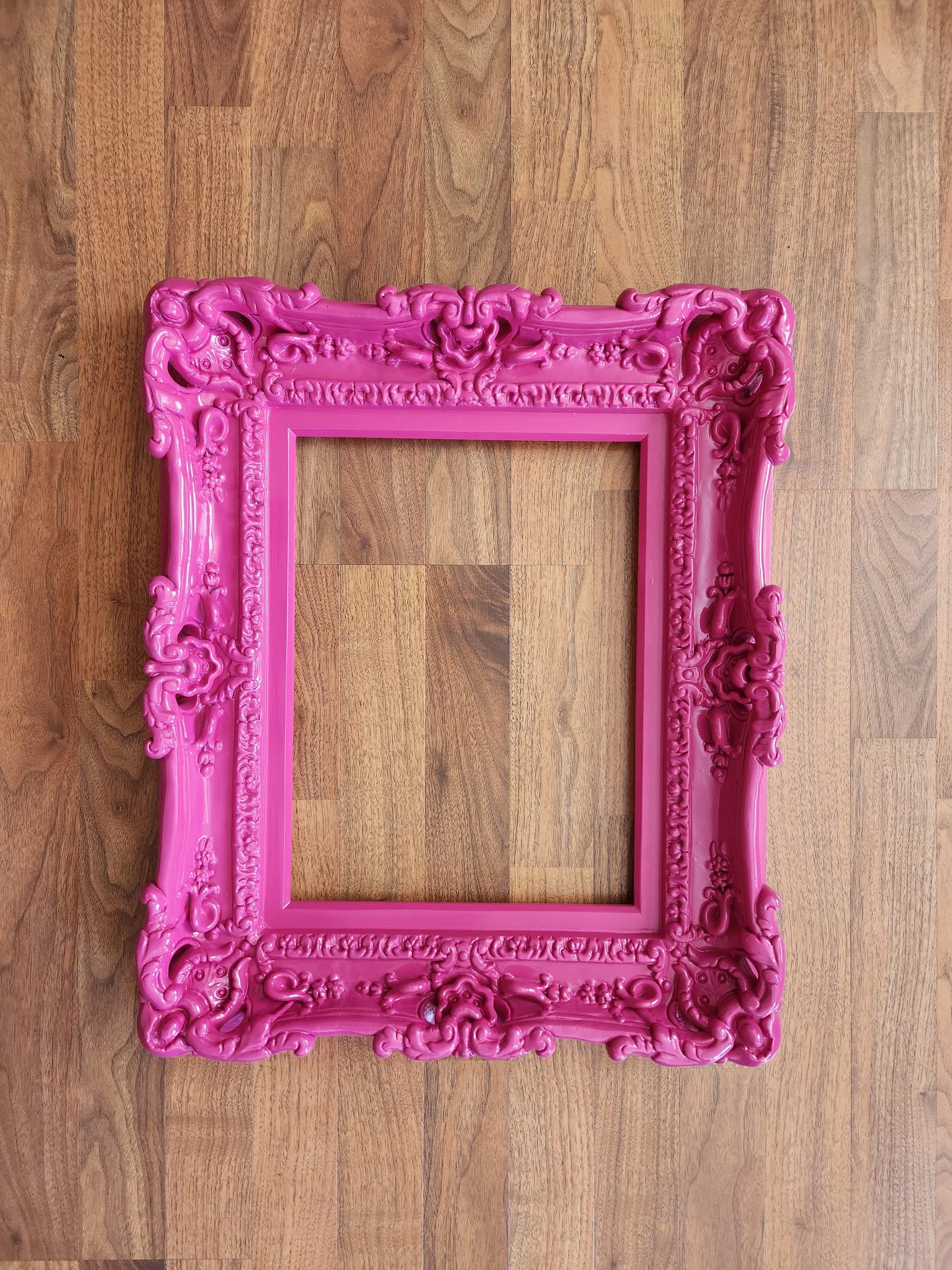 11x14 Hot Pink Picture Frame, Girl's Room, Artwork, Office Frame