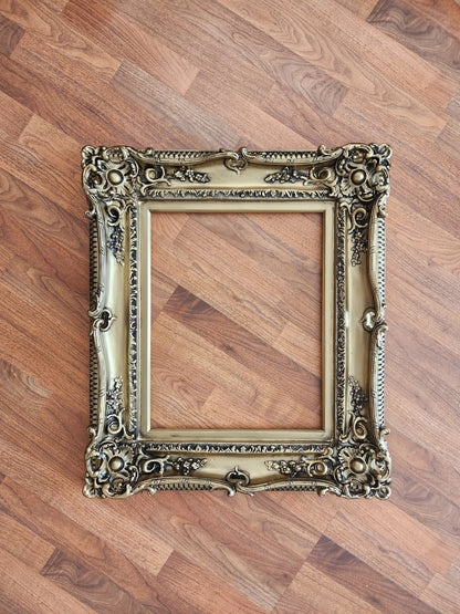 16x20 Vintage Gold Frame, Victorian Mid Century Frame