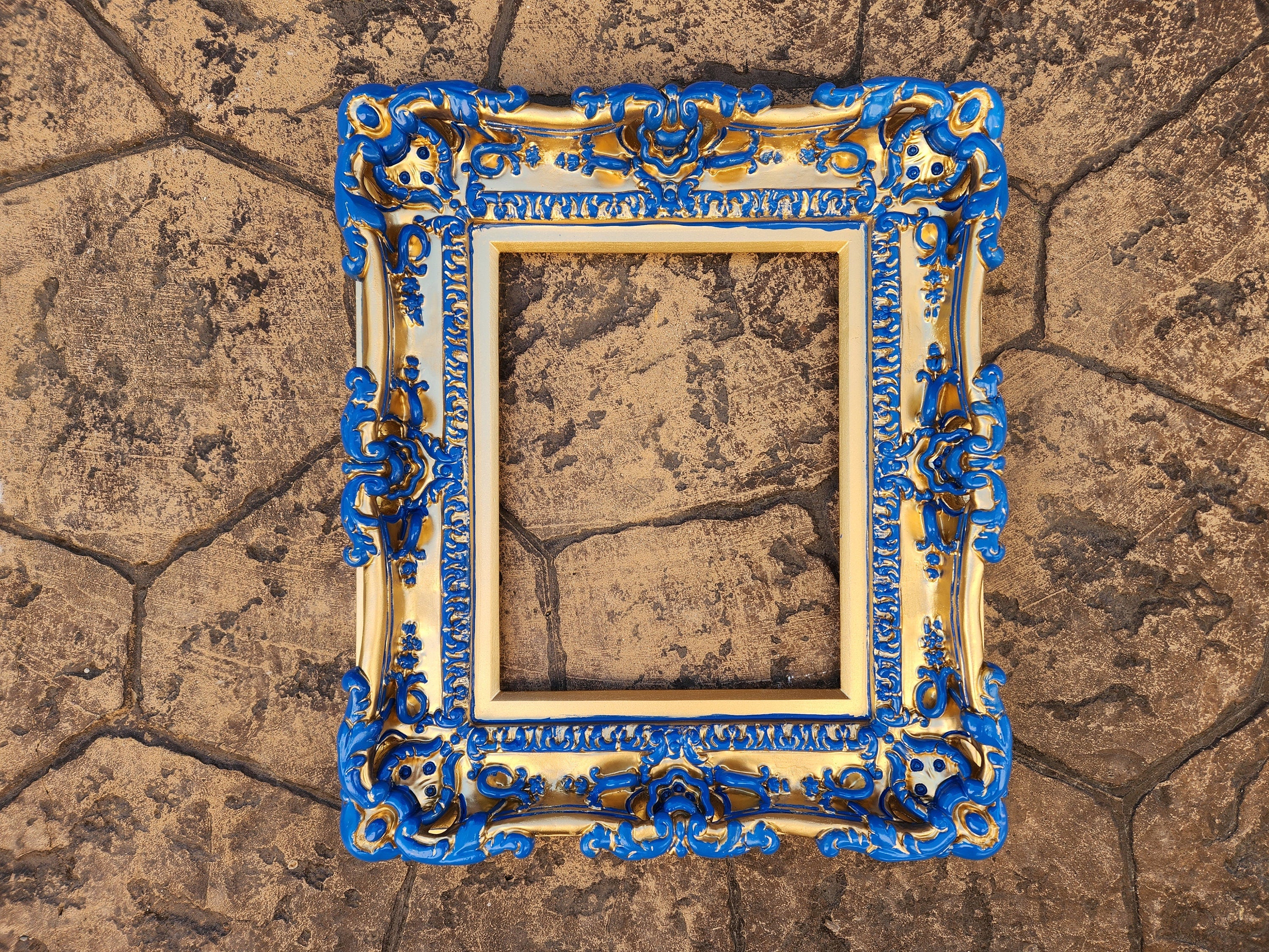 12x16 Original Gold Frame, Medium Wall Pictures Frame, Ornate Photo Fancy Frame