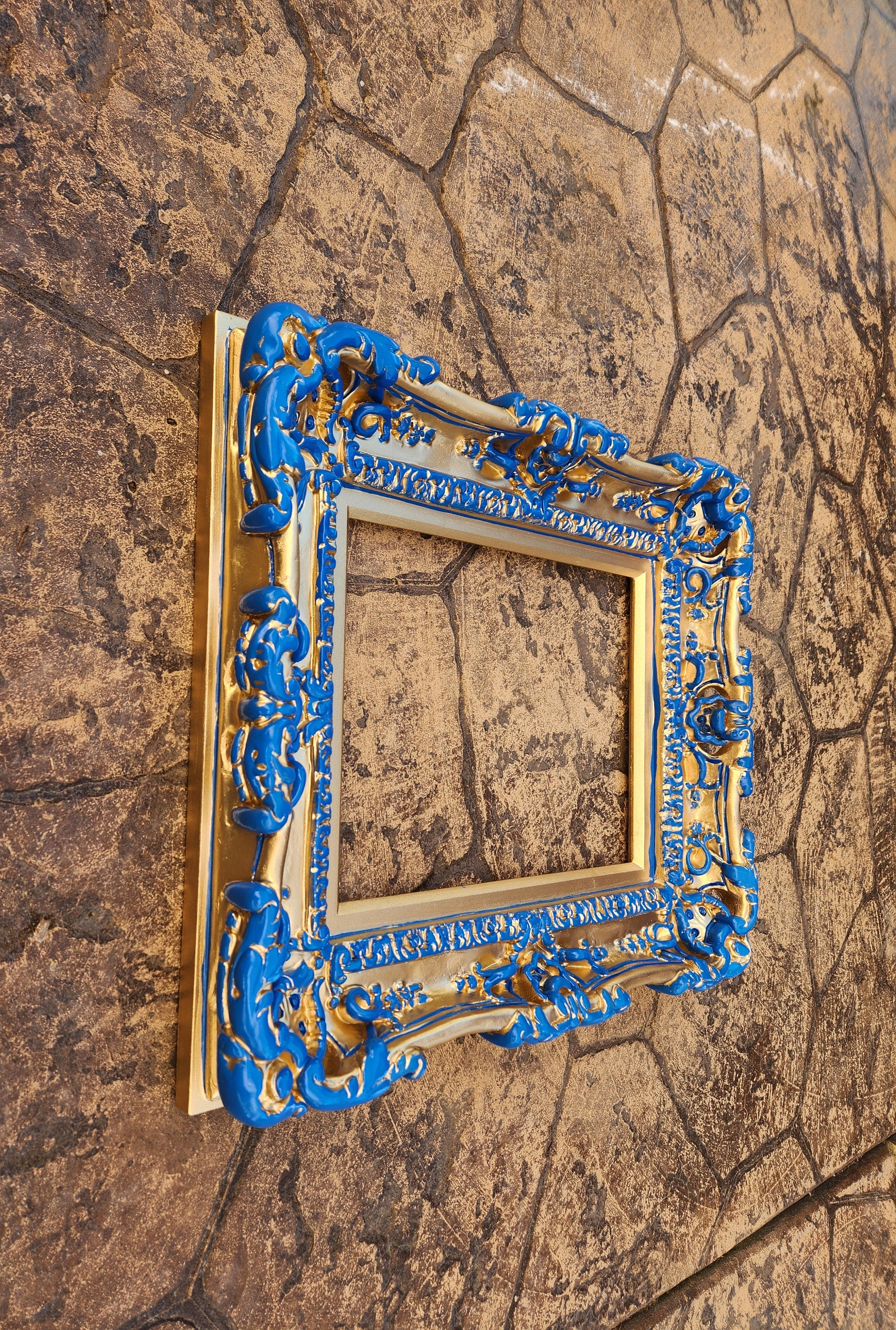 11x14 Original Gold Frame, Victorian Colorful French Frame