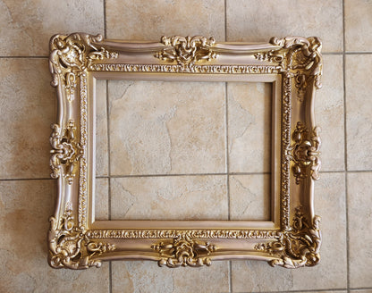 16x20 Distressed Shabby Chic Frame, Frame for Painting, Ornate Vintage Picture Frame