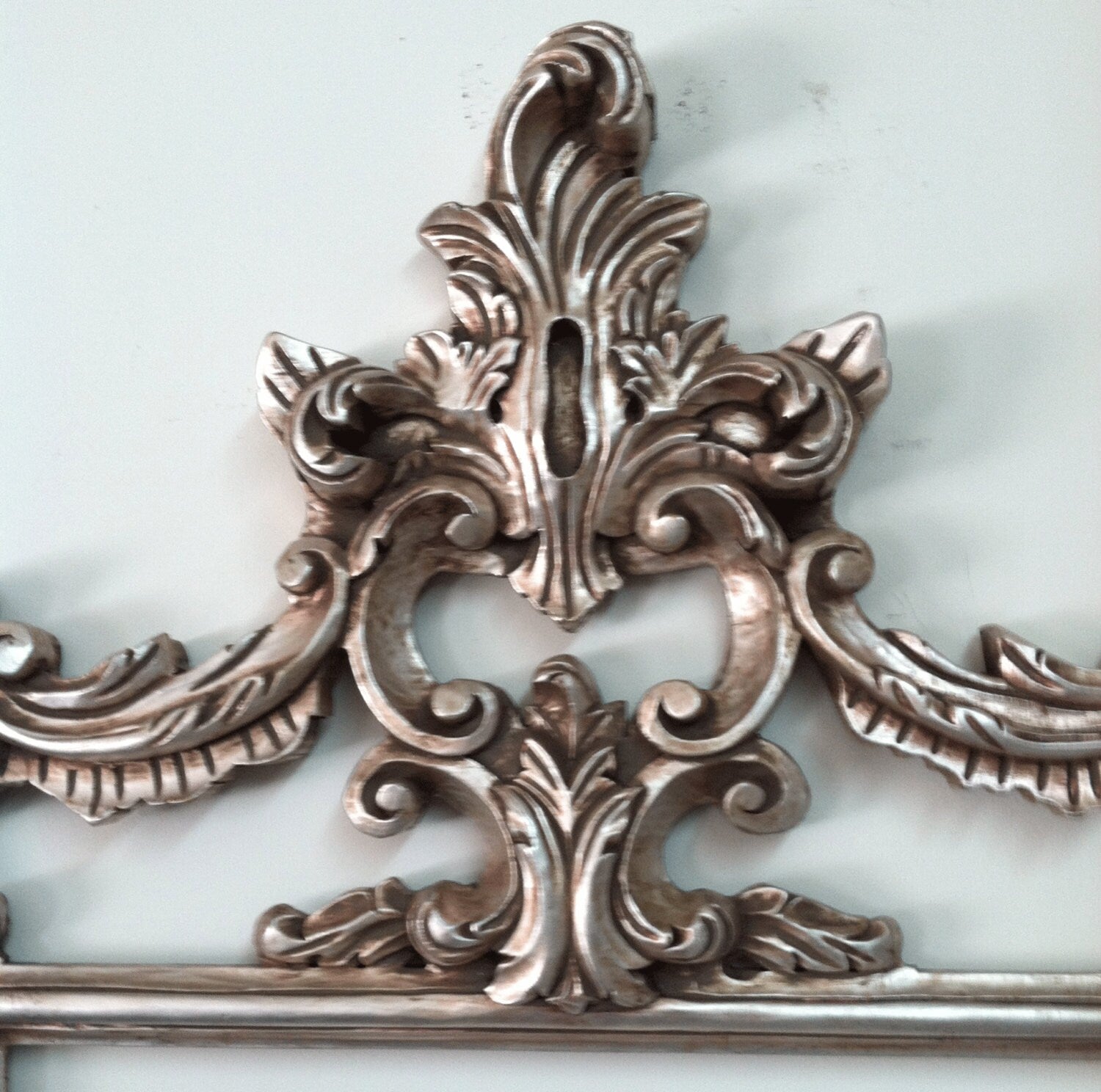 Vintage Silver Victorian Baroque Frame, Ornate Style Wall Decorative Ideas, Mirror Framed