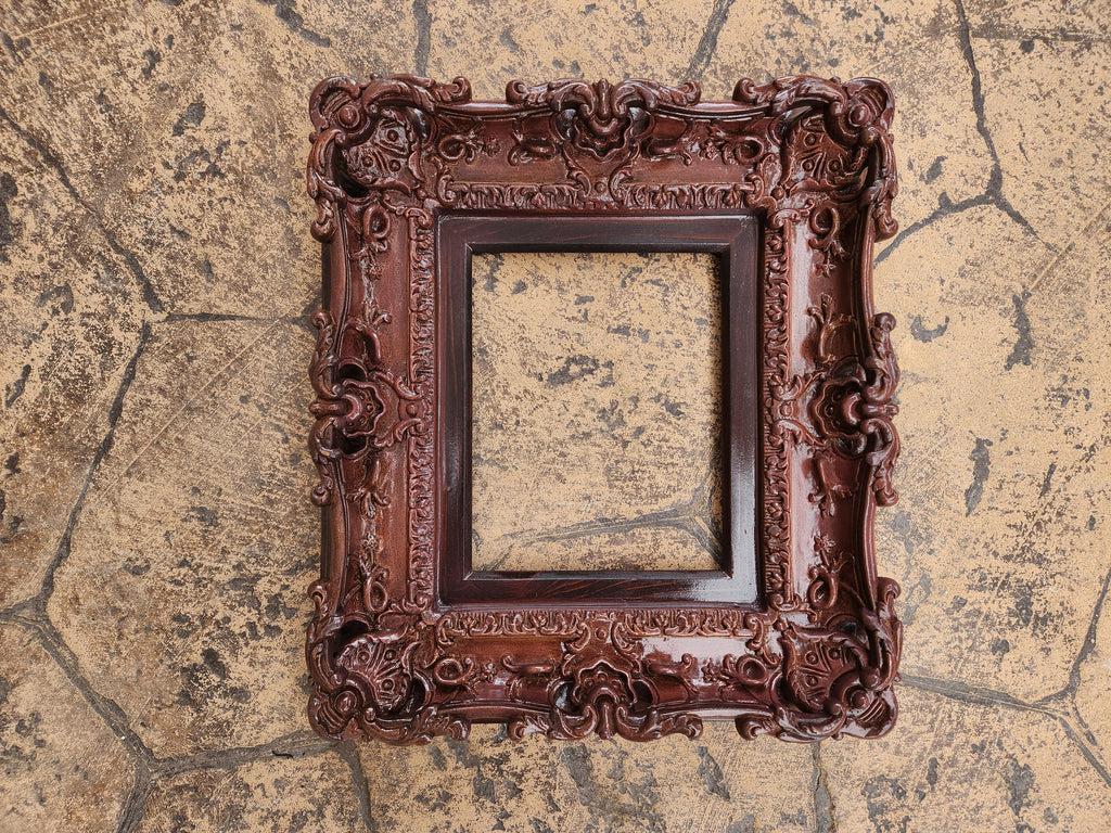 8x10 Original Baroque Fancy Picture Frame, Artwork Framed, Classic Photography Frame