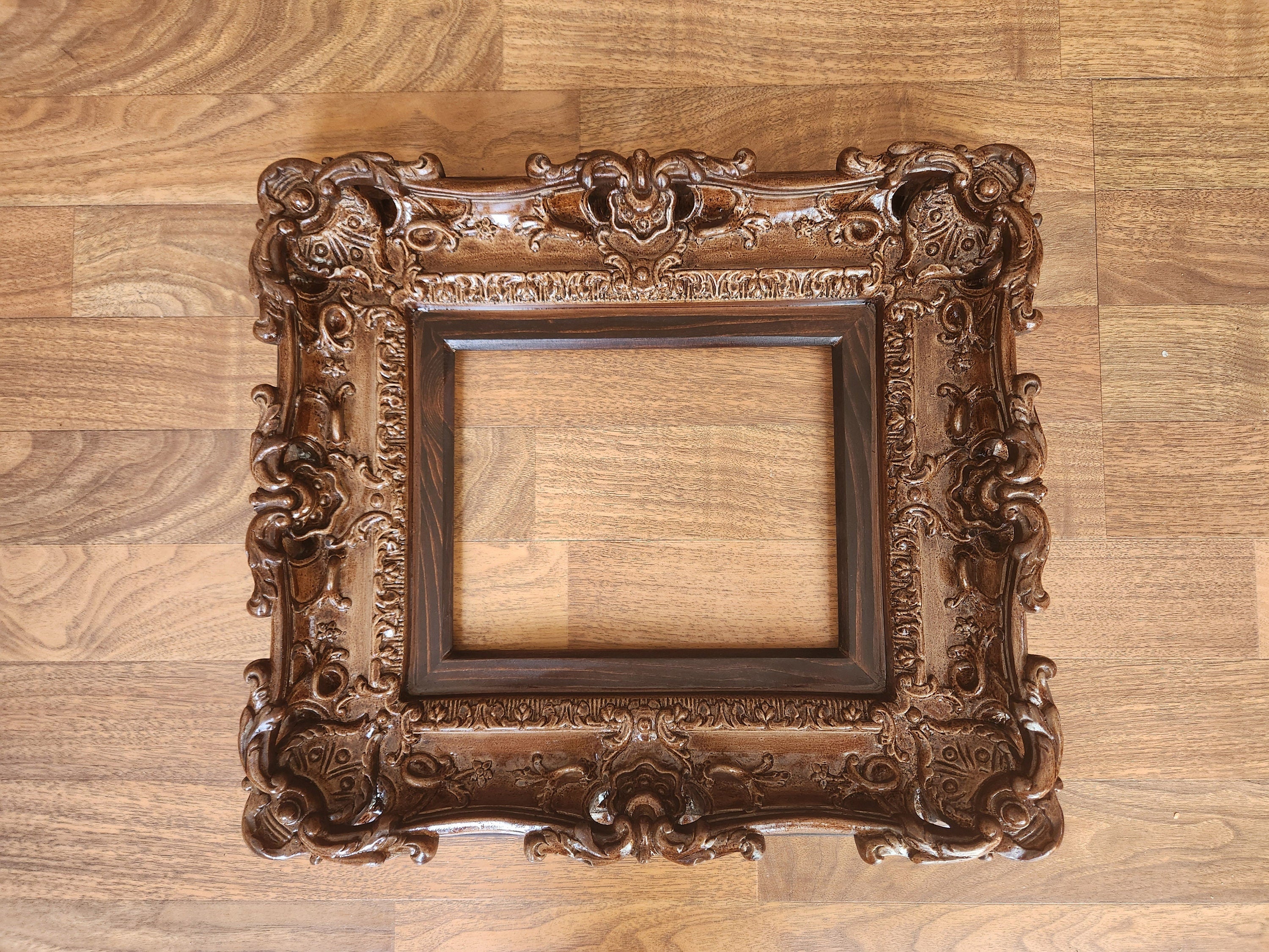 8x10 Classic Baroque Picture Frame, Fancy French Frame, Ornate Photo Frame, Art Frame
