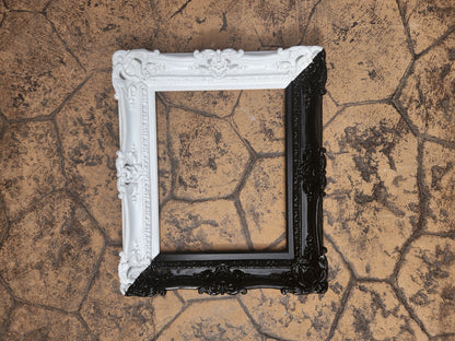 16x20 Bicolor Picture Frame, Elegant Gothic Photo Frame, Baroque French Frame