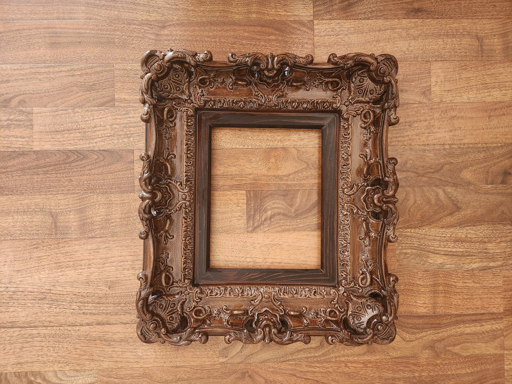 8x10 Classic Baroque Picture Frame, Fancy French Frame, Ornate Photo Frame, Art Frame