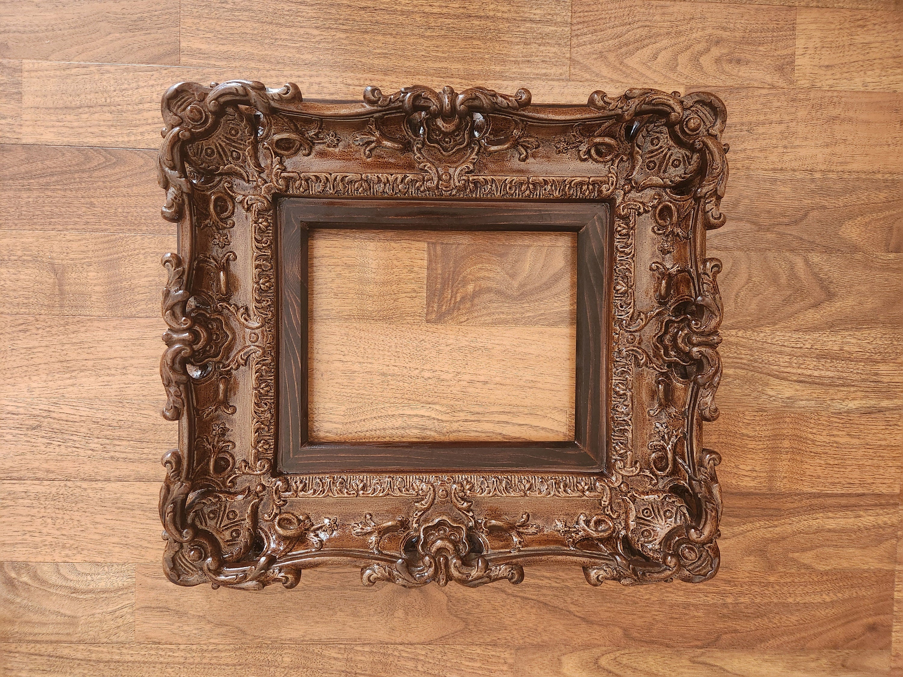 8x10 Classic Baroque Picture Frame, Fancy French Frame, Ornate Photo Frame, Art Frame