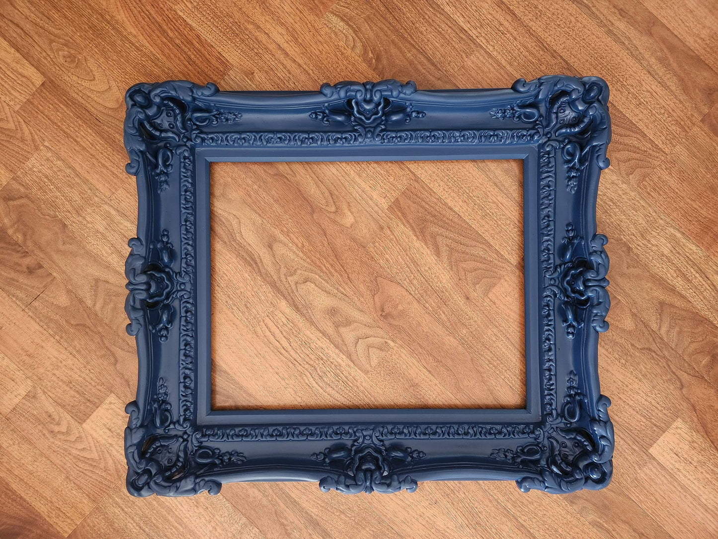 16x20 Blue Picture Frame, Ornate Modern Fancy Frame, Original Frame, Decorative Frame