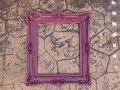 16x20 Plum Ornate Picture Frame, Original Colonial Frame