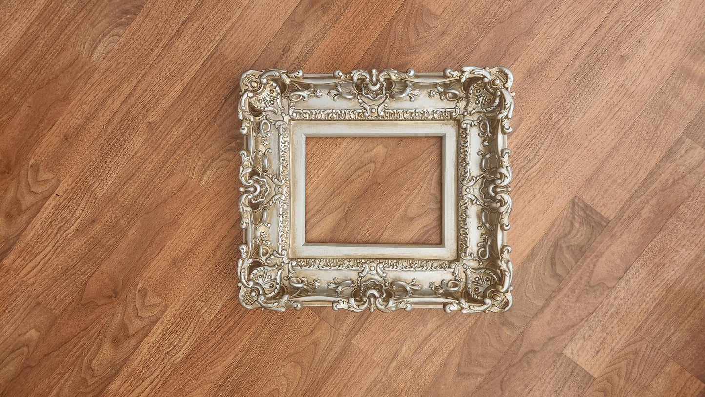 8x10 Antique Frame, Baroque Picture Frame, Art Frame, Fancy frame