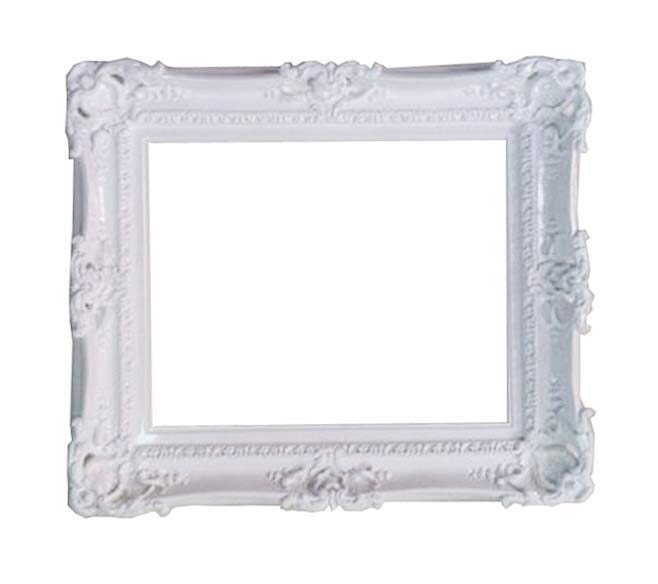 16x20 Wedding White Frame, Shabby Chic Style Artist Frame