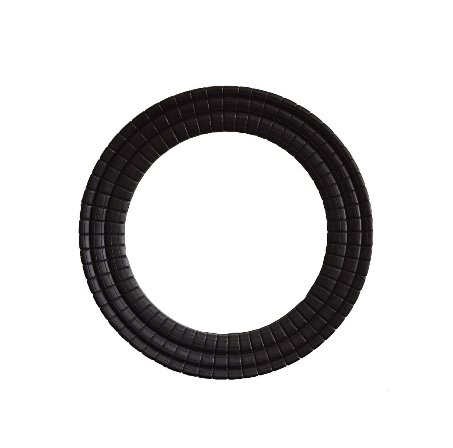 Ornate round black wall decorative original modern large circular frame