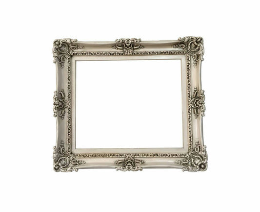 16x20 Vintage Cottage Chic Frame, Distressed Ornate Frame