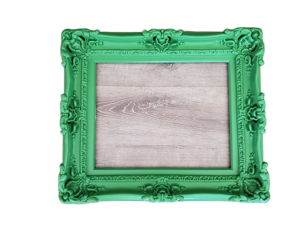 20x24 Green Picture Frame, Fancy Art Frame, Original Ornate Frame, Classic