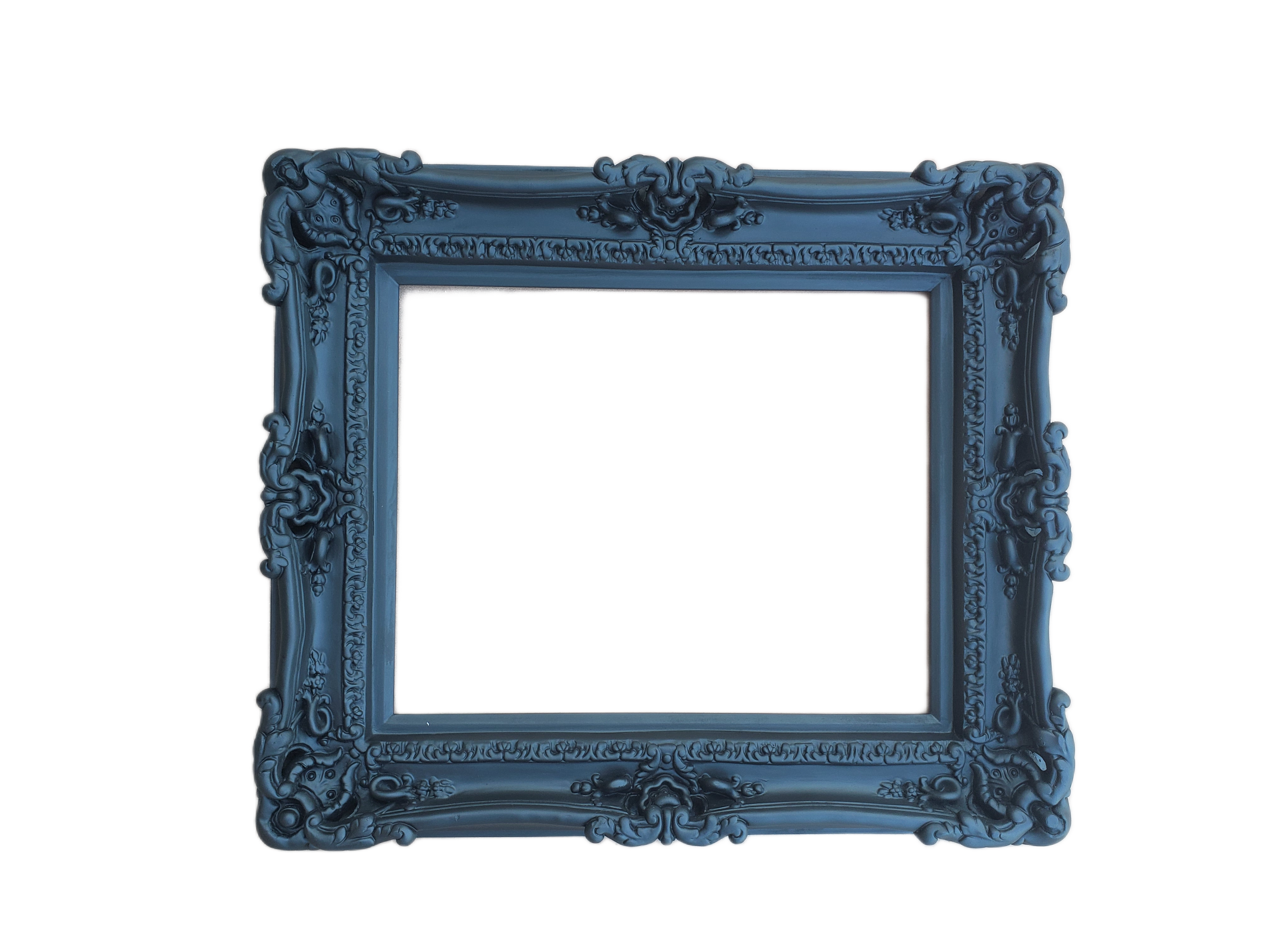 20x24 Matte Black Frames, Gothic Baroque Picture Frame, Classic Fancy Frame