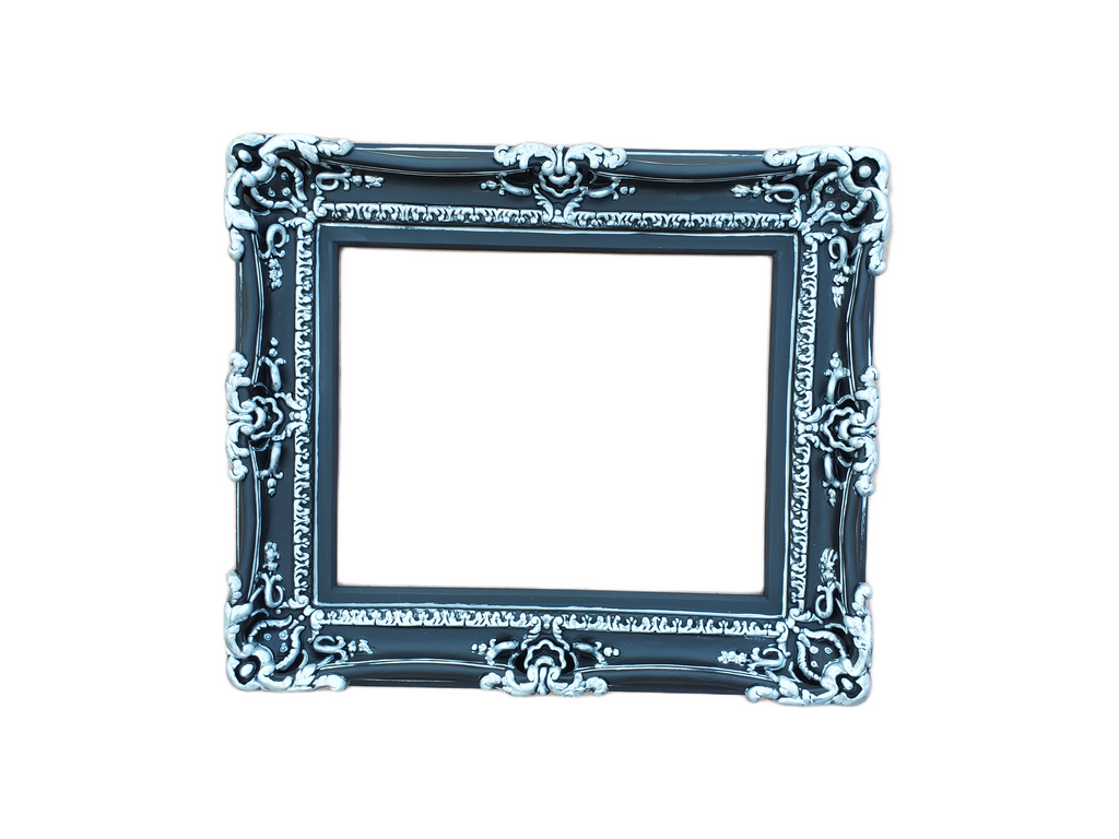 16x20 Black Picture Frame, Baroque Ornate Wall Wedding Frame, Painting, Artwork