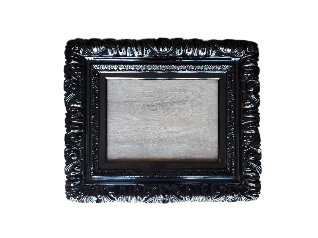 Different Sizes, Black Frames, Frames for canvas, Print, Photography, Picture, Art, Ornate Wall Baroque Frame, Birthday Gifts, Home Accents