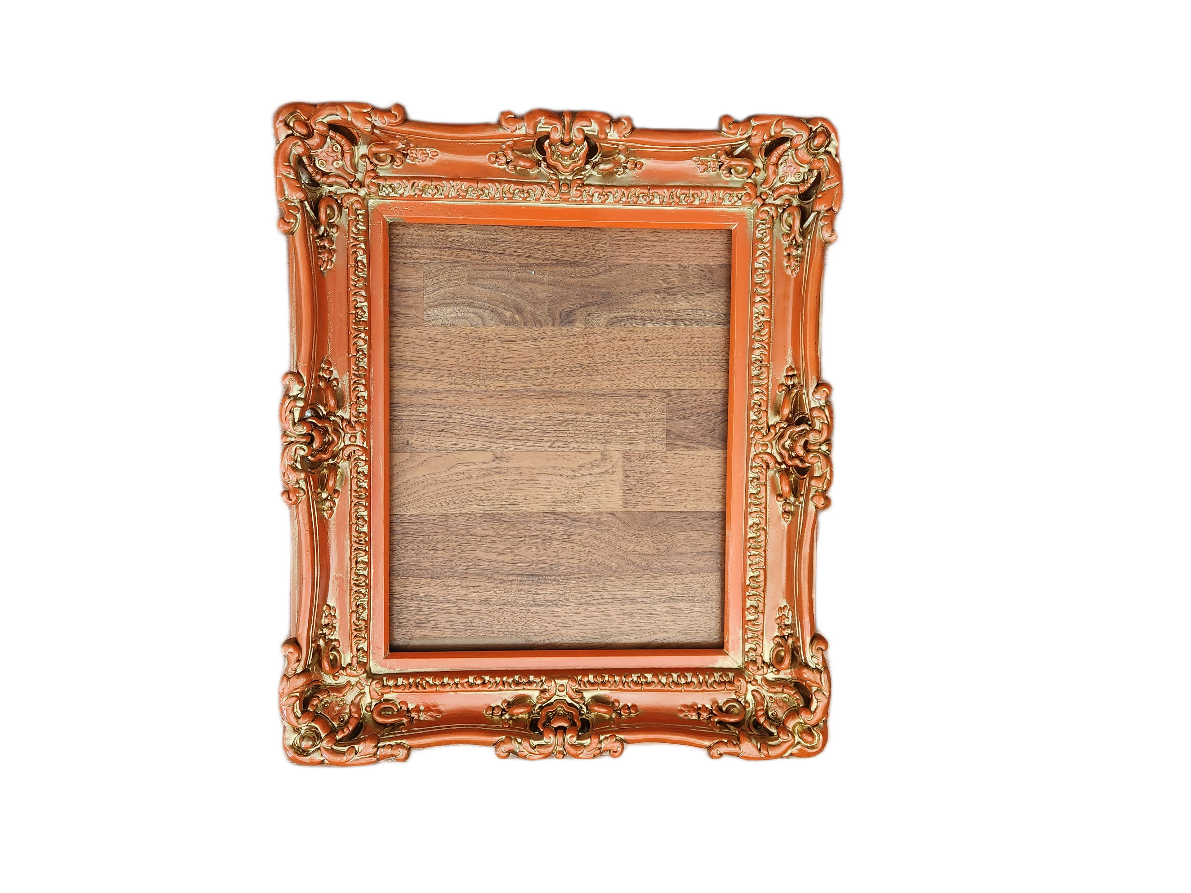 20x24 Orange Picture Frame, Large Style Of Wall Ornate Frames, Painting