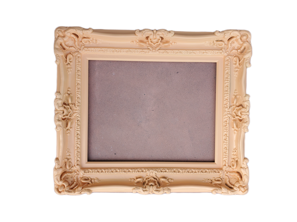 12x16 Peach Picture Frame, Shabby Chic Baroque Wall Ornate Frame, Original Frame