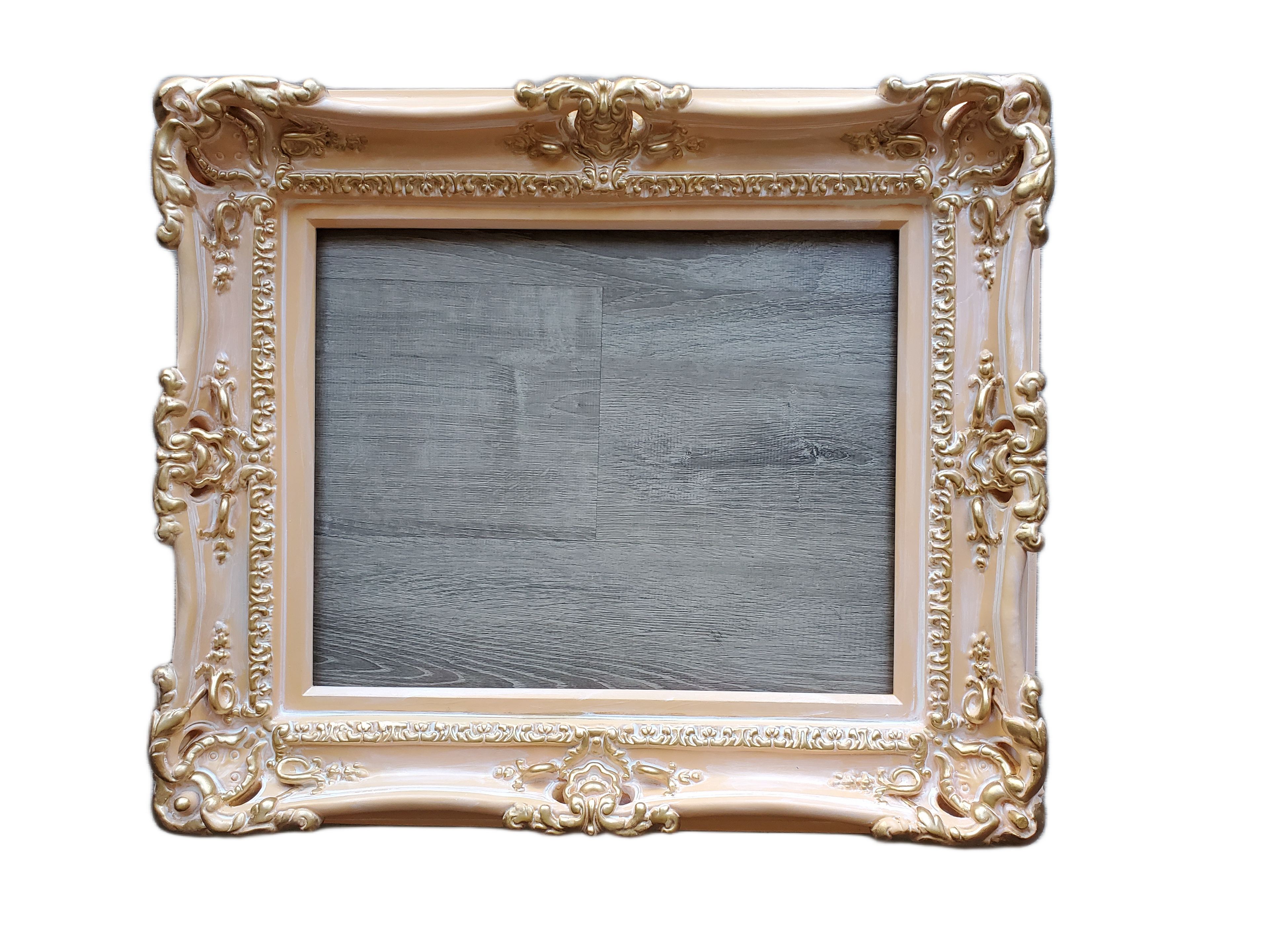 20x24 Shabby Chic Frame, Distressed Vintage Frame Baroque Frame