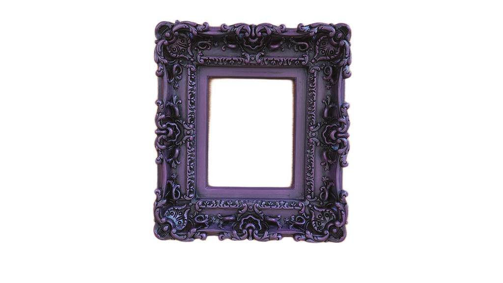 8.5x11 Vintage Purple Picture Frame, Traditional Frame, Colonial Frame, Photography Frame