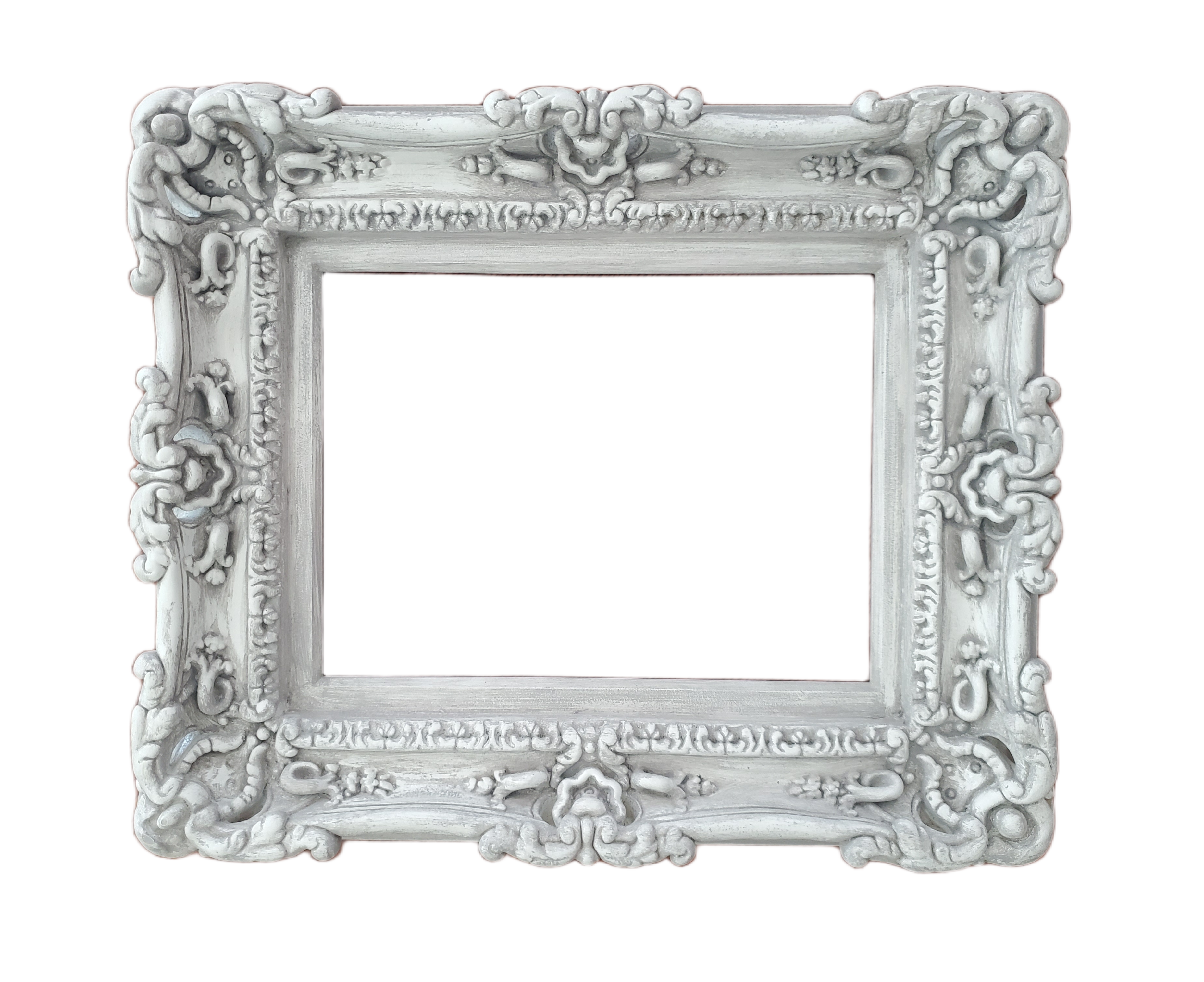 11x14 Vintage Distressed Picture Frame, French Ornate Frame, Wedding Frame