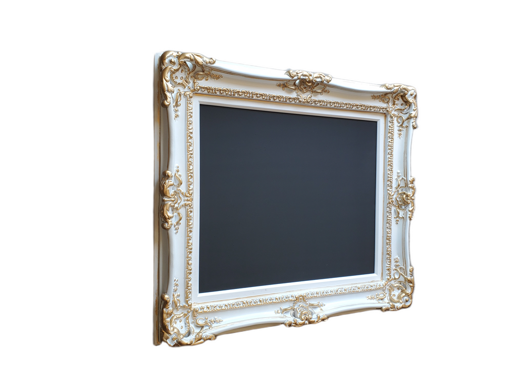 20x24 White Picture Frame, Elegant Wedding Photo Frame, Original Frame