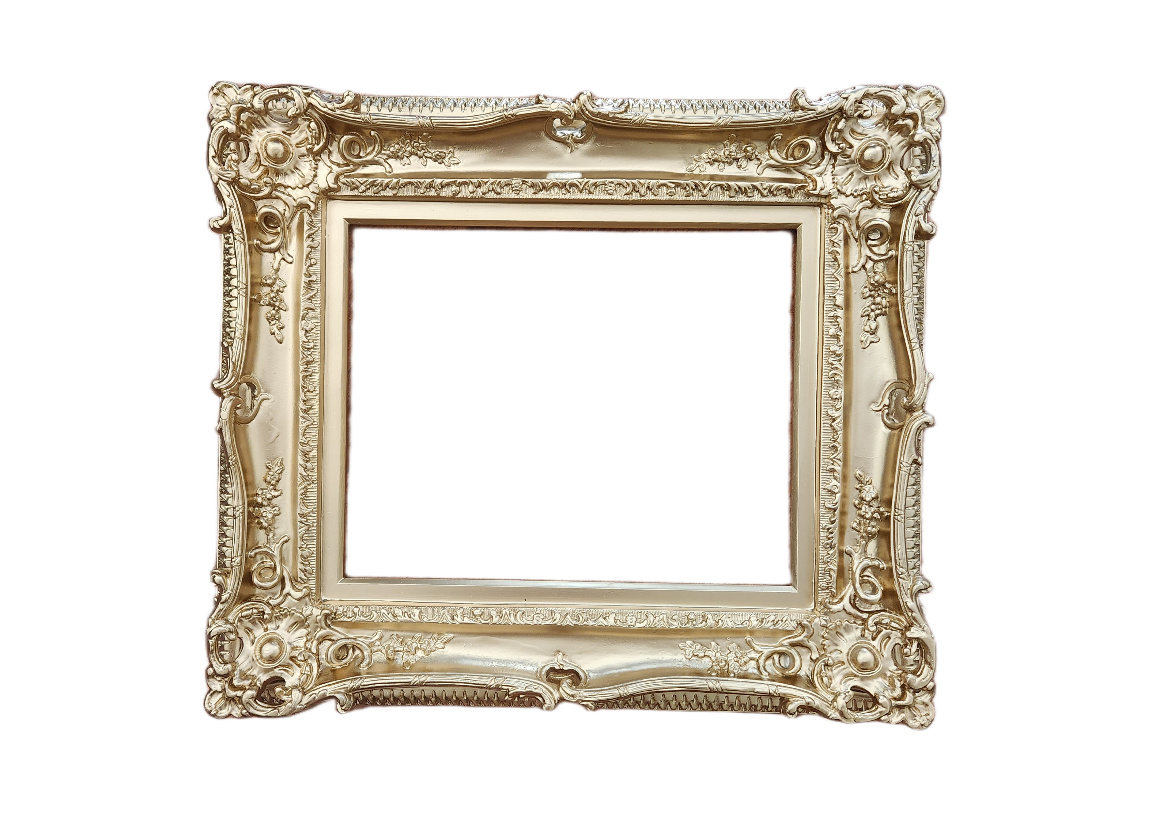 16x20 Gold Picture Frame, Ornate Photo Frame, Baroque Mid Century Frame
